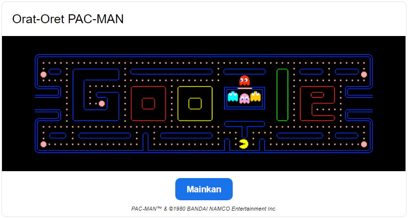 5 Game Google ‘Tersembunyi’ yang Bisa Anda Mainkan!