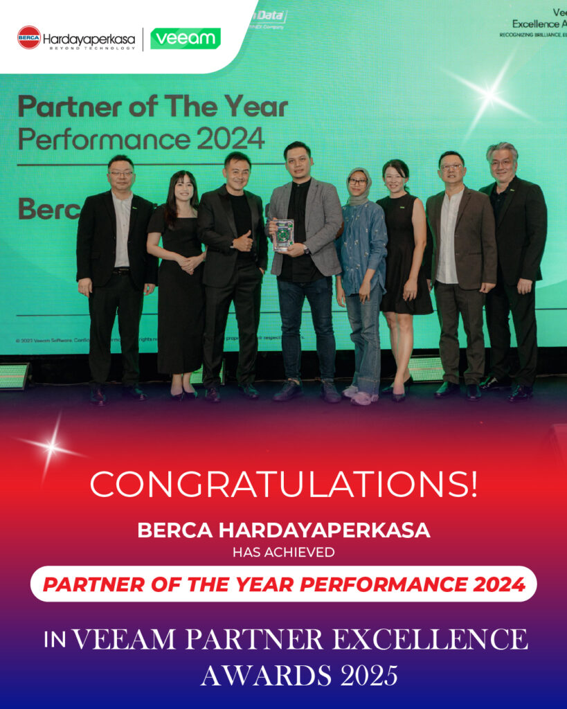 Berca Hardayaperkasa Raih Partner of the Year Performance 2024 di Veeam Partner Excellence Awards 2025